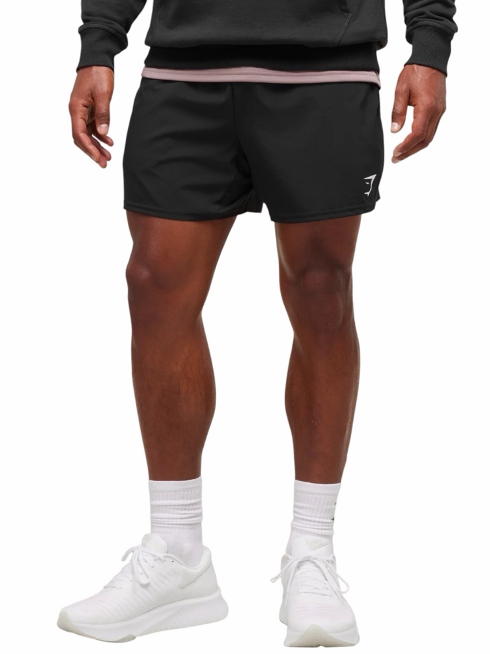 Gymshark Black Zip Pockets Athletic Shorts Size Small